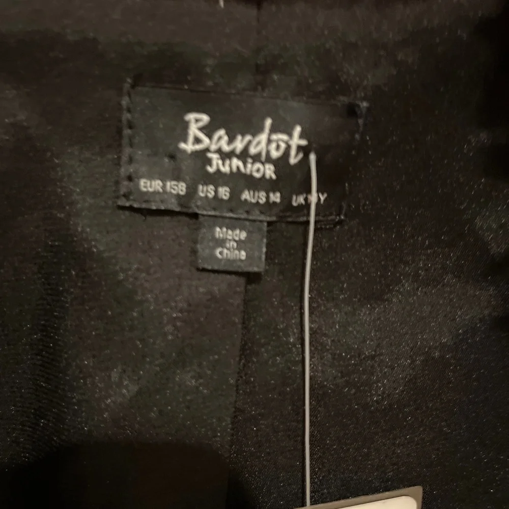 Bardot Junior Girl's Queenie BomberJacket (Big Kids) Size 14 NWT Bloomingdale’s - Picture 7 of 8